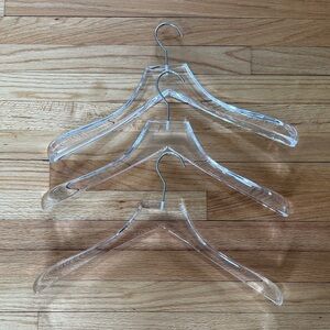 THE CONTAINER STORE Set of 3 Chunky Lucite Hangers